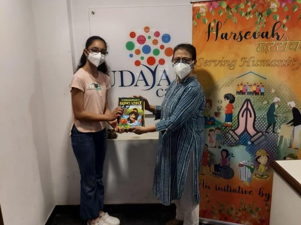 Donation of school supplies, books and craft material as well as board games for children @ Udayan Homes