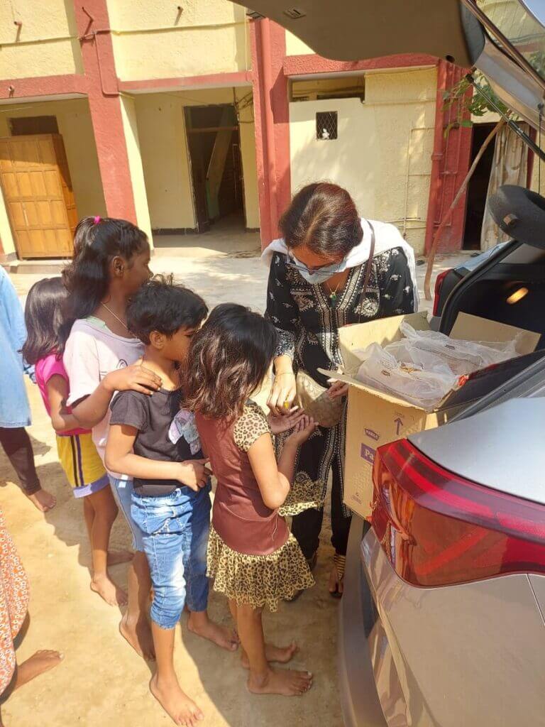  October 22 2022 Diwali celebration At home for destitute women and children by Harsevak